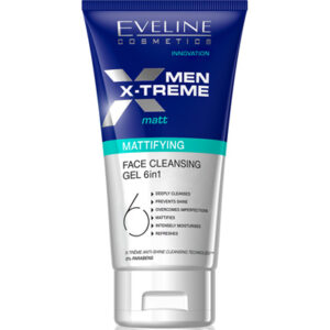 Eveline Men X-treme Gel Limpiador facial 6 en 1 Matificante 150 ml