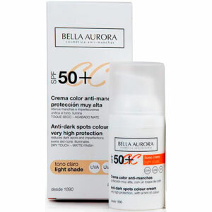 Bella Aurora CC Crema Anti Manchas SPF 50 Tono Claro 30 ml
