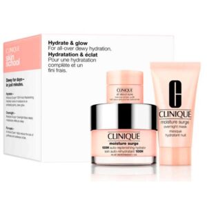 Estuche Clinique Moisture Surge 100 H-Auto Replenishing Hydrator 50 ml + Regalo