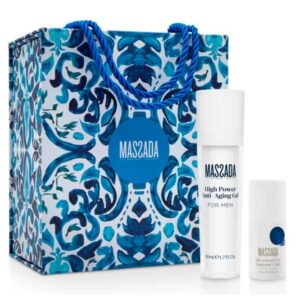 Estuche Massada Men High Power Anti-Aging Gel 50 ml + Regalo