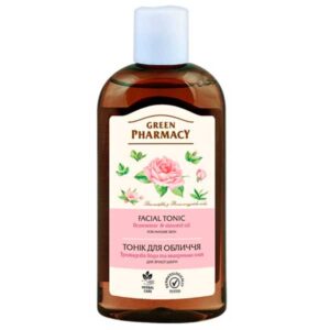Green Pharmacy Tónico Facial Agua Rosas y Aceite Almendras