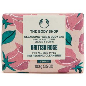 The Body Shop British Rose Jabón Facial y Corporal 100 gr