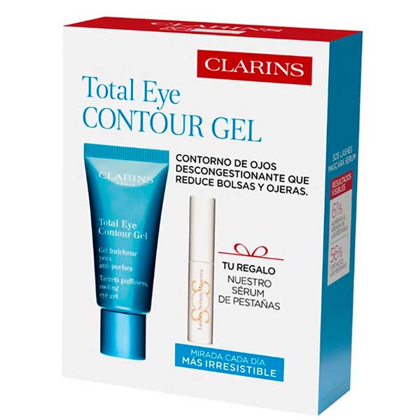Estuche Clarins Total Eye Contour Gel 20 ml + Regalo