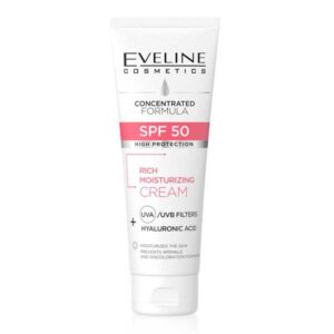 Eveline Crema Hidratante Rica Concentrada Piel Seca SPF50+ 30 ml